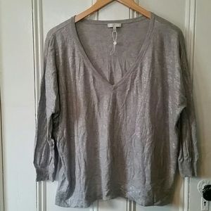 Joie NWOT Ozzy Silver Sweater