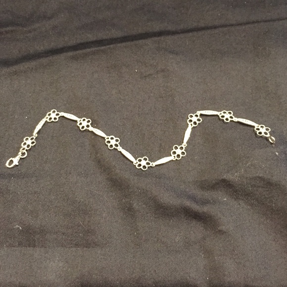 Silver Flower Bracelet