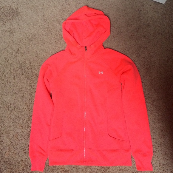 fluorescent pink hoodie