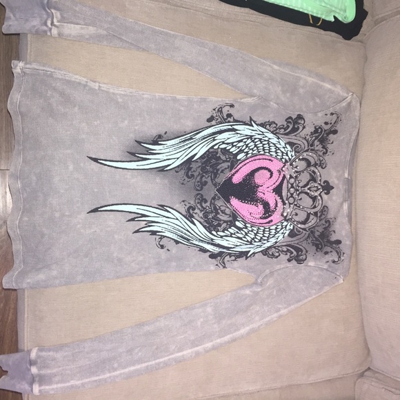 LONG SLEEVE GRAPHIC TEE - Picture 3 of 4