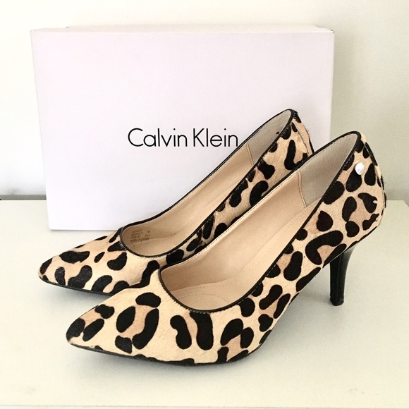 Calvin Klein Leopard Pumps