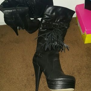 Above the knee boots