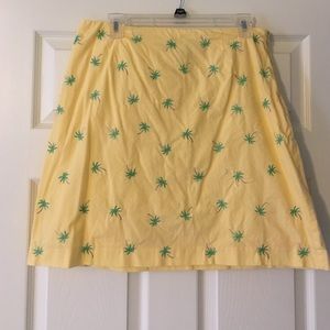 Talbot's Palm Tree Skirt