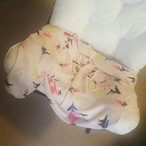 Pink Printed Elle Blouse ❤