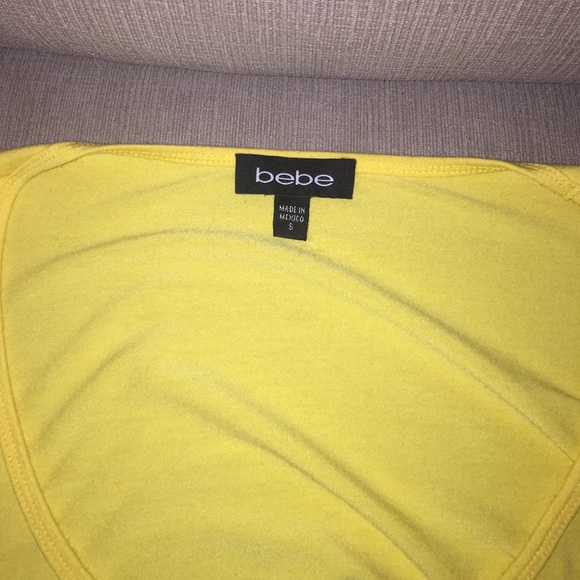 BEBE RUFFLED FORM FITTING SHIRT - Picture 2 of 3