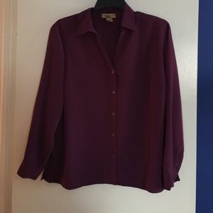 Plum colored blouse