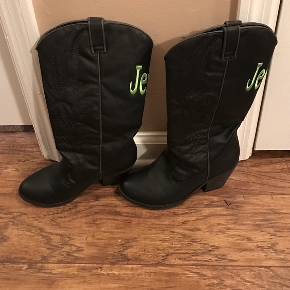 Marley Lily black cowgirl boots