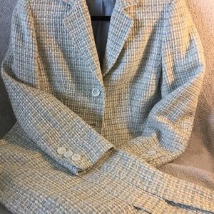 Jones New York Suit. Light Blue. Size 4.