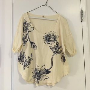 Size XS Free People Flower Top