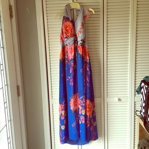 20W Empire style floral print dress