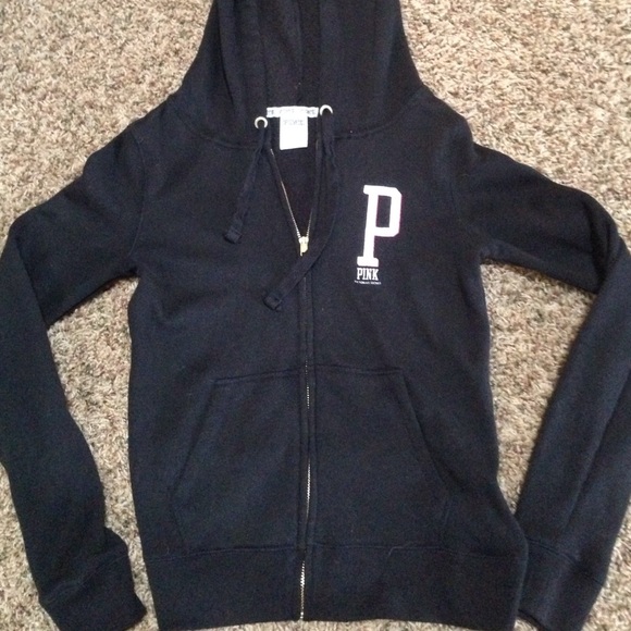 Victoria's Secret (Pink) zip up hoodie - Picture 1 of 3