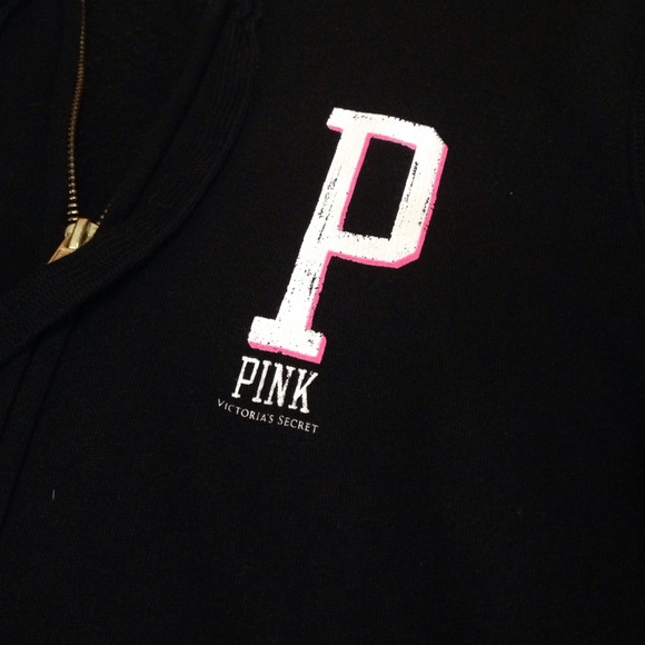 Victoria's Secret (Pink) zip up hoodie - Picture 2 of 3