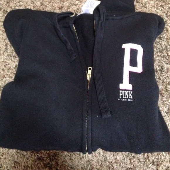 Victoria's Secret (Pink) zip up hoodie - Picture 3 of 3