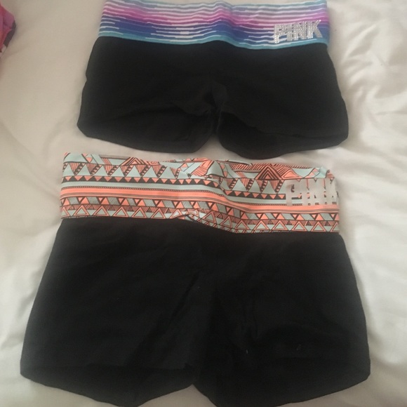 VS PINK yoga shorts