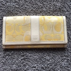 Coach - Yellow Wallet