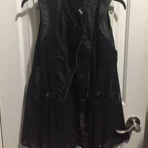 Cute pleather vest