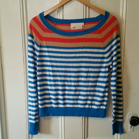 Yoon NWOT Bamboo Striped Sweater