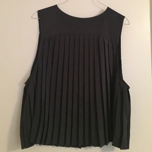 All Saints Grayish Blue Tank Top
