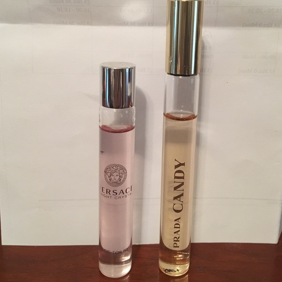 Versace Bright Crystals and Prada Candy