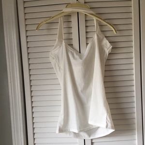 White Medium Halter Tank Top