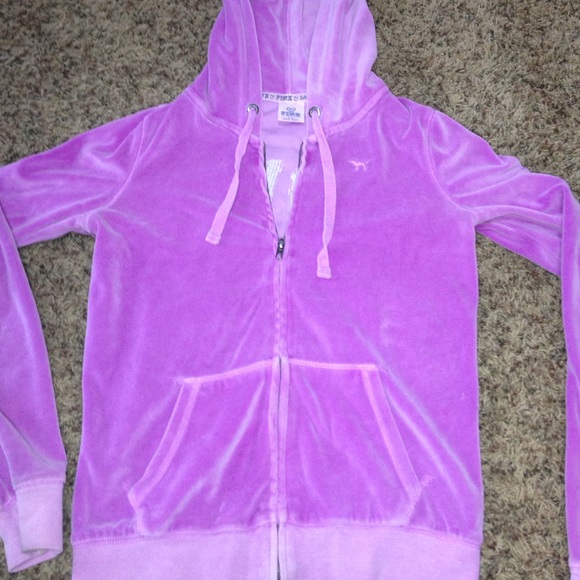 Victoria's Secret (Pink) zip up hoodie - Picture 1 of 2