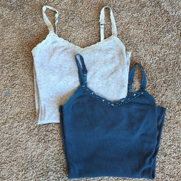 2 Lace tank tops