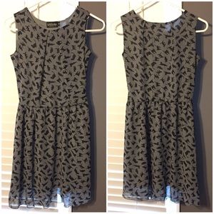 ✨Sheer Kitty Cat Silhouette Dress✨