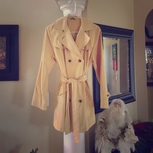 Pale Yellow Rain Jacket