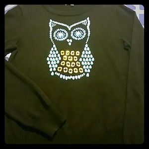 Modcloth Hoot N Owl Sweater size 10/Medium