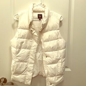 White/Ivory Puffy Vest