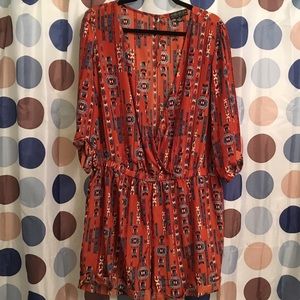 Forever 21 Tribal Print Romper