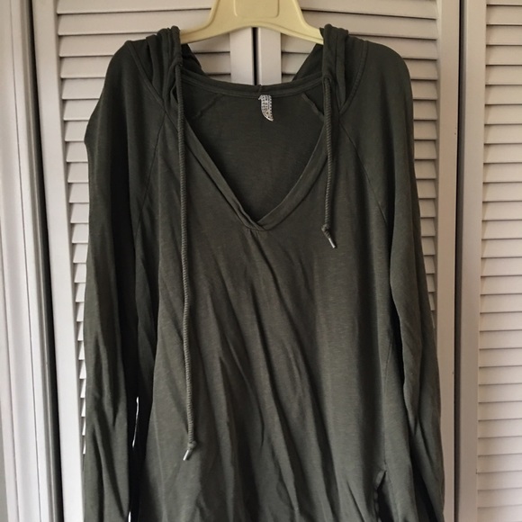 Olive Green Old Navy Hooded Sweatshirt