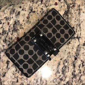 Black & Cream Kate Spade Wallet