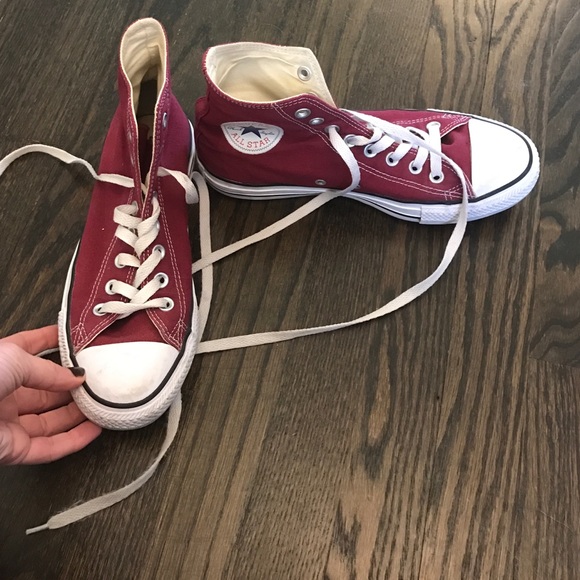 Maroon Converse
