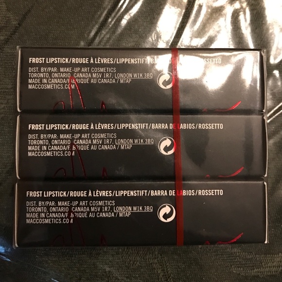 MAC Red Frost Lipstick Rogue
