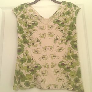 Banana Republic V-Neck Floral Top