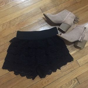 Lace shorts