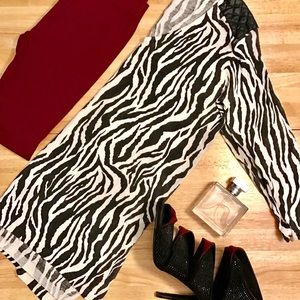 LOWEST H&M zebra tunic