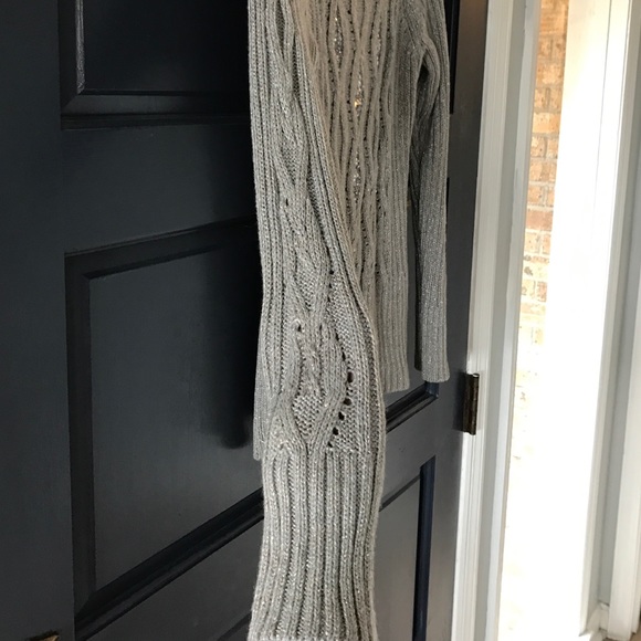 White House Black Market cowl neck sequin sweater - Picture 2 of 4