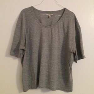 Basic Zara Loose Gray Tshirt