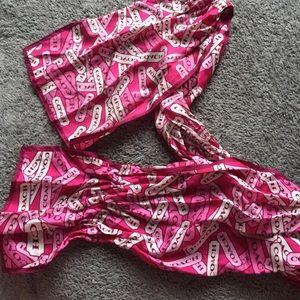Coach Pink Scarf