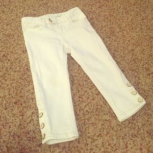 White baby gap jeans