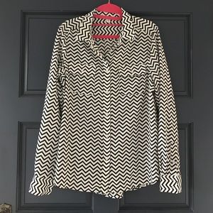 American Eagle chevron button down