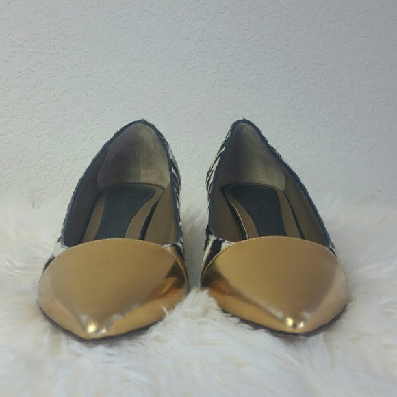 MARNI leopard print pump with gold pointy toes ⬇️ - Picture 2 of 6