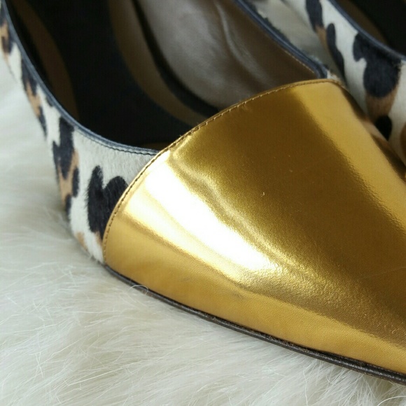 MARNI leopard print pump with gold pointy toes ⬇️ - Picture 6 of 6