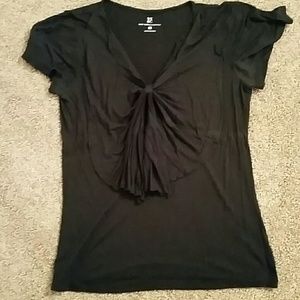 NY&Co V-neck Bow Style Shirt