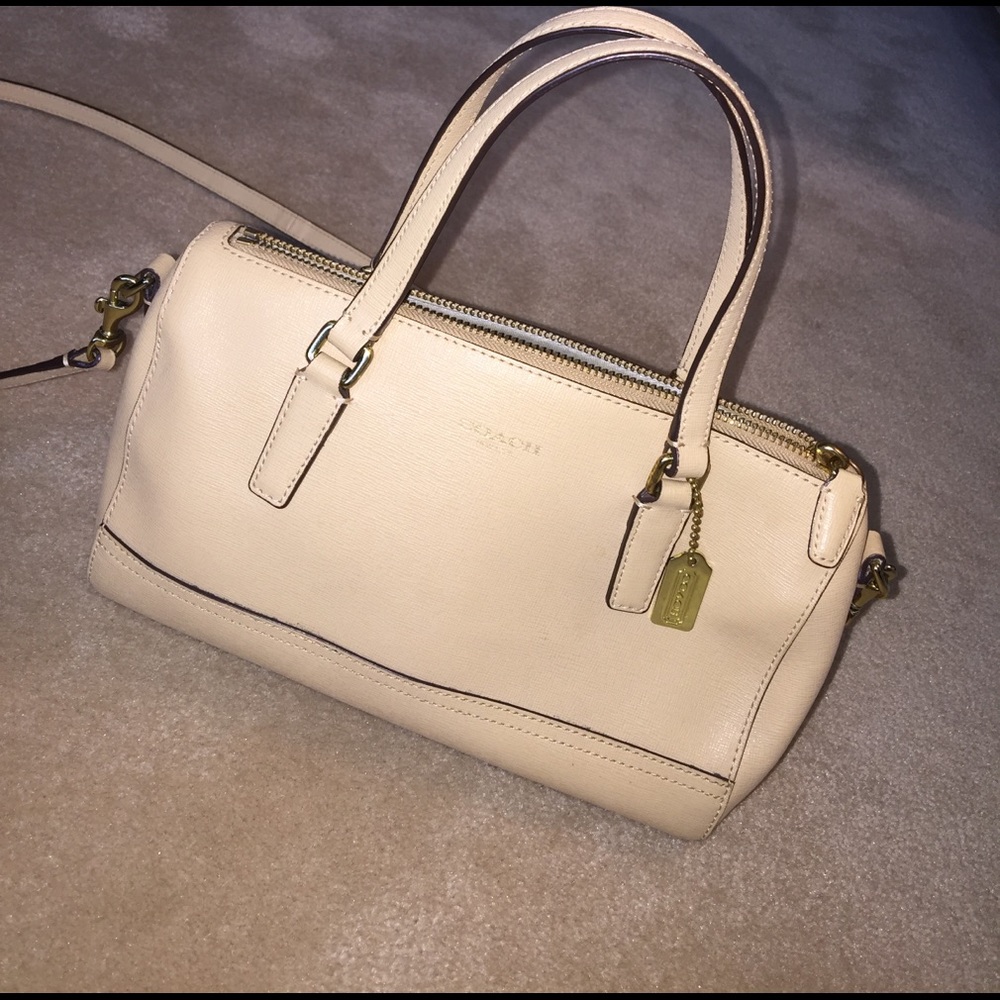 Coach Saffiano Small Satchel
