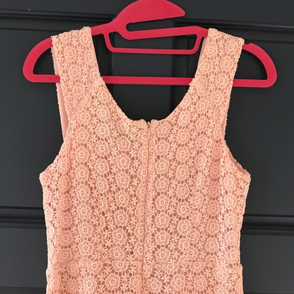 Forever 21 pink crochet dress. ONLY WORN ONCE! - Picture 3 of 4