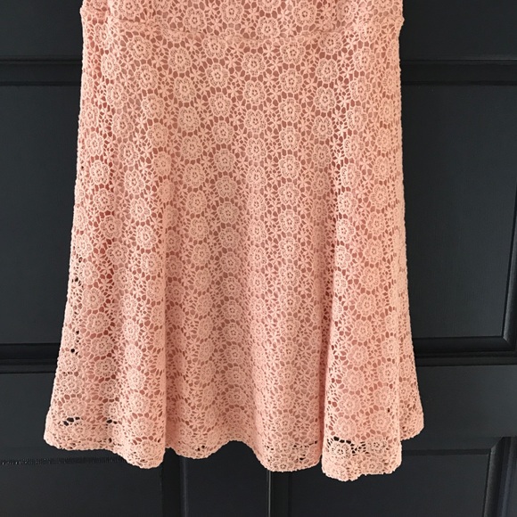 Forever 21 pink crochet dress. ONLY WORN ONCE! - Picture 4 of 4