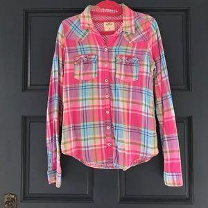 Hollister flannel lightly worn!